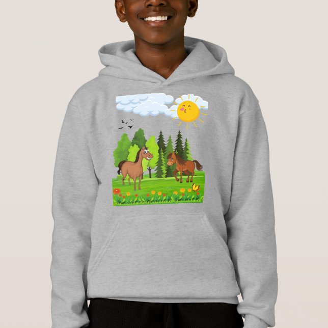 Design de pequenos cavalos para crianças (Frente)