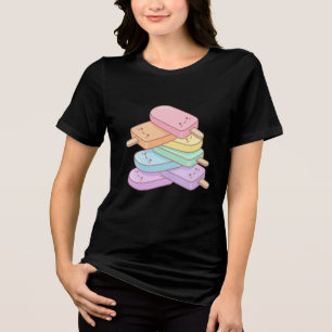 Design de Pilha de Picolés Fofos