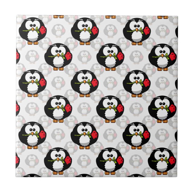 Design de Pinguim-Cute (Frente)