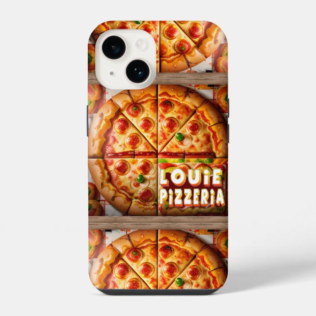 Design de Pizzaria de Pizza (Verso)