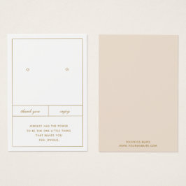 Design de placa de joalharia mínima de leitura