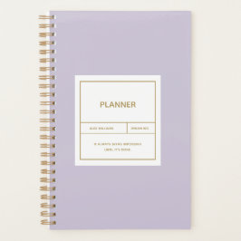 Design de Planejador Simples Minimalista