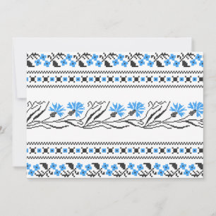 Design de ponto transversal de Cornflower azul