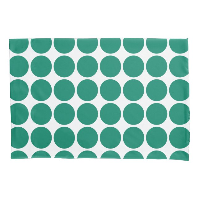 Design de pontos de cor azul verde-esmeralda escur (Frente)