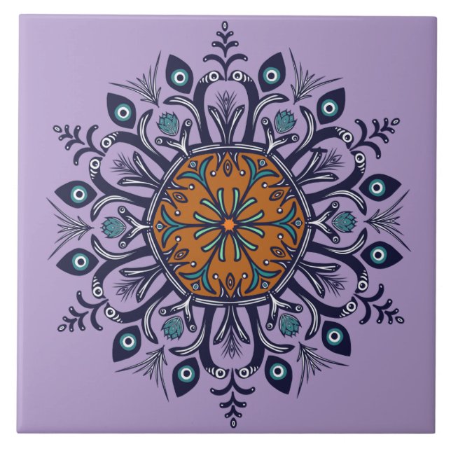 Design de porcelana azul. O que você vê? (Frente)