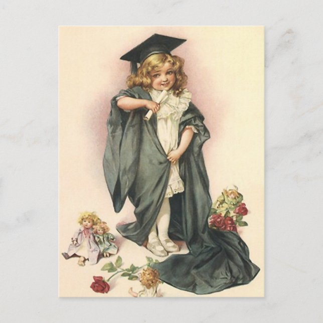 Design de Pós-Graduação VINTAGE para Convite (Frente)