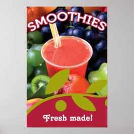 Design de Poster do Smoothie Personalizável