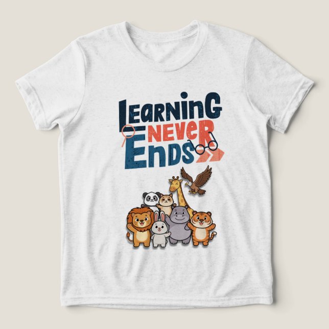 Design de professor com animais fofos da savana (Design frontal)