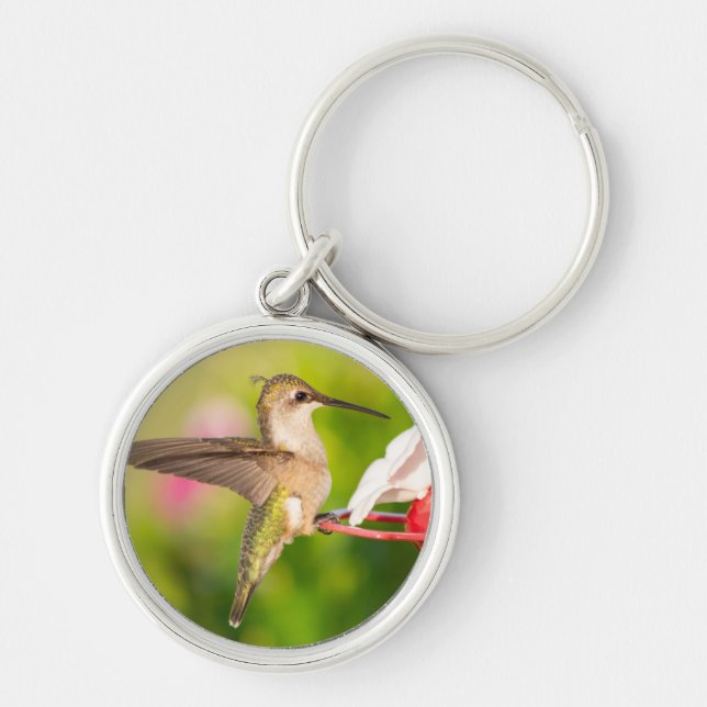 Design de pulseira de chaveiro de beija-flor #108A (Frente)