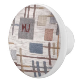 Design de Quadrado Moderno com/Iniciais Botão de P