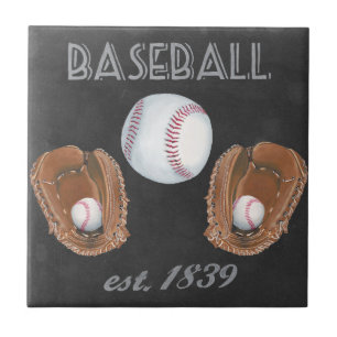 Design de Quadro de Basebol Vintage