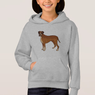 Design de Raça de Cachorro Boxer Marrom Bom