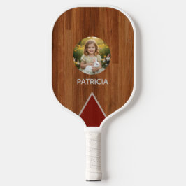 Design de Raquete de Pickleball com Imagem e Nome