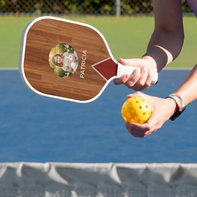 Design de Raquete de Pickleball com Imagem e Nome  (Insitu)