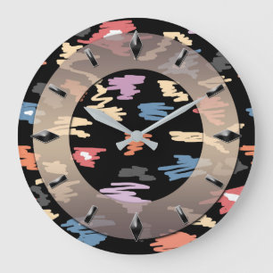 design de relógio de parede moderno.