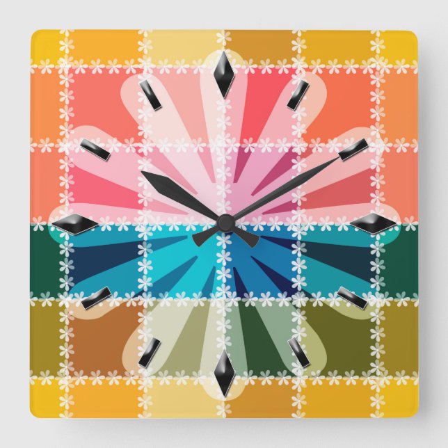 Design de relógio de parede moderno. (Frente)