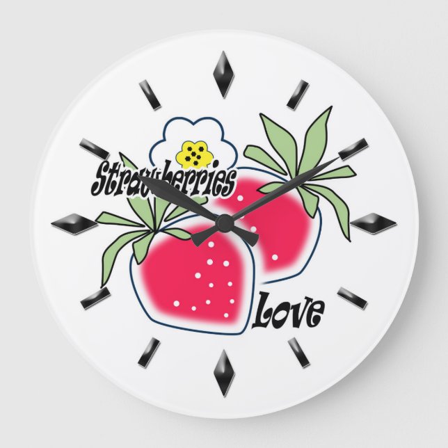 Design de relógio de parede moderno. (Frente)