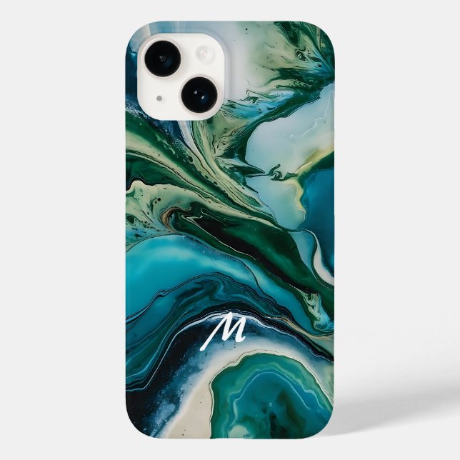 Design de Resina Marble Monogramável Personalizáve (Verso)