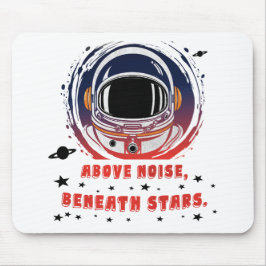 Design de retrato de astronauta - Mouse Pad