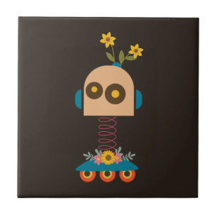 Design de robots bonitos para crianças