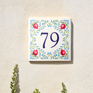 Design de Romã Mediterrâneo Personalizado