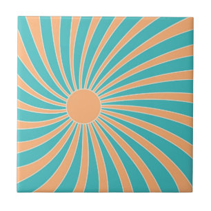 Design de rotura solar do estilo Pêssego e Turques