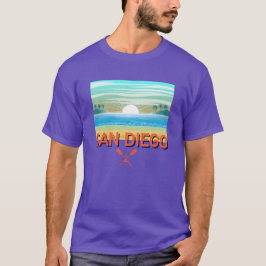 Design de San Diego - Camiseta Escura Básica