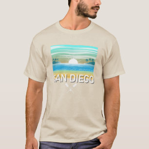 Design de San Diego - Camiseta Escura Básica