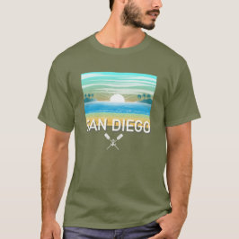 Design de San Diego - Camiseta Escura Básica
