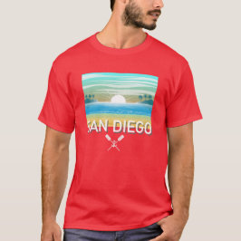 Design de San Diego - Camiseta Escura Básica