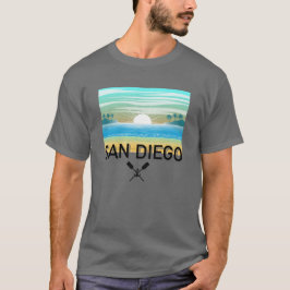Design de San Diego - Camiseta Escura Básica