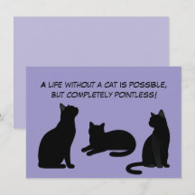 Design de Silhuetas de Animais Fofos - Gatos 1 + t