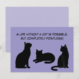 Design de Silhuetas de Animais Fofos - Gatos 1 + t
