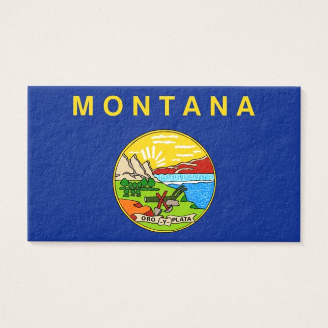 Design de Sinalizador do Estado de Montana (Frente)