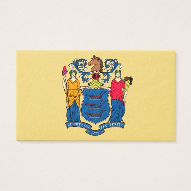 Design de Sinalizador do Estado de Nova Jersey (Frente)