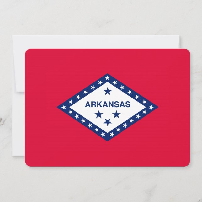 Design de Sinalizador do Estado do Arkansas (Frente)