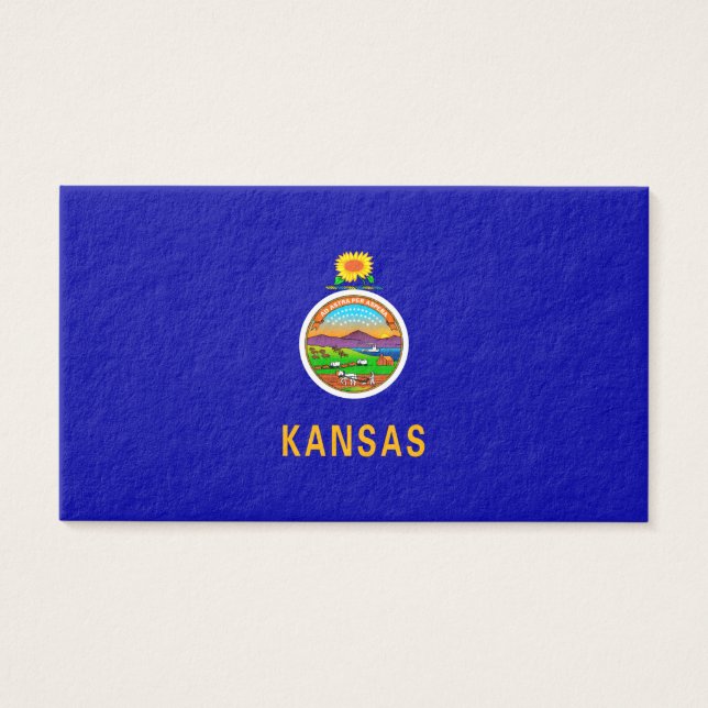 Design de Sinalizador do Estado do Kansas (Frente)