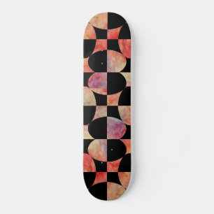 Design de skate cor-de-rosa