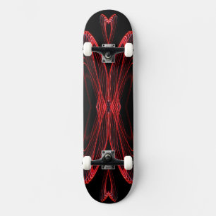 Design de skate de coração de borboleta