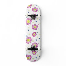 Design de skate de flor em Groovy