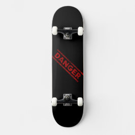 Design de skate de perigo