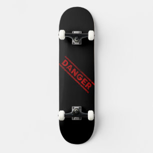 Design de skate de perigo