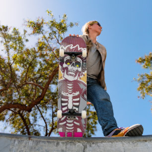 Design de Skate Punk Esqueleto