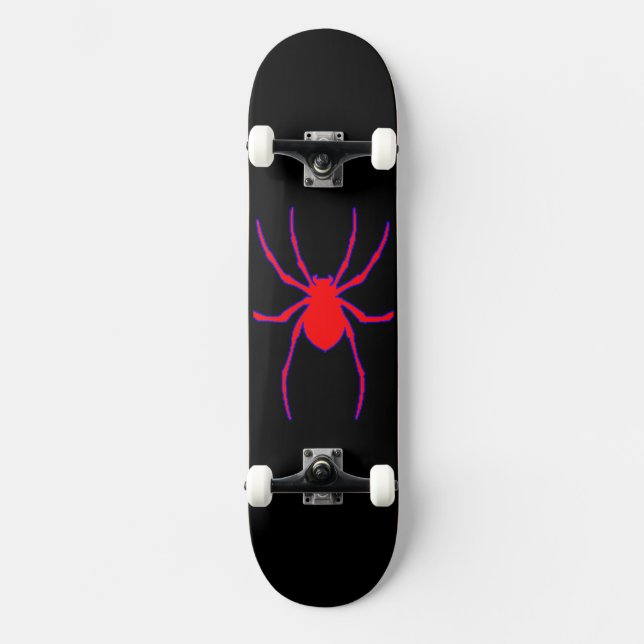 Design de skate Red Blue Spider (Frente)
