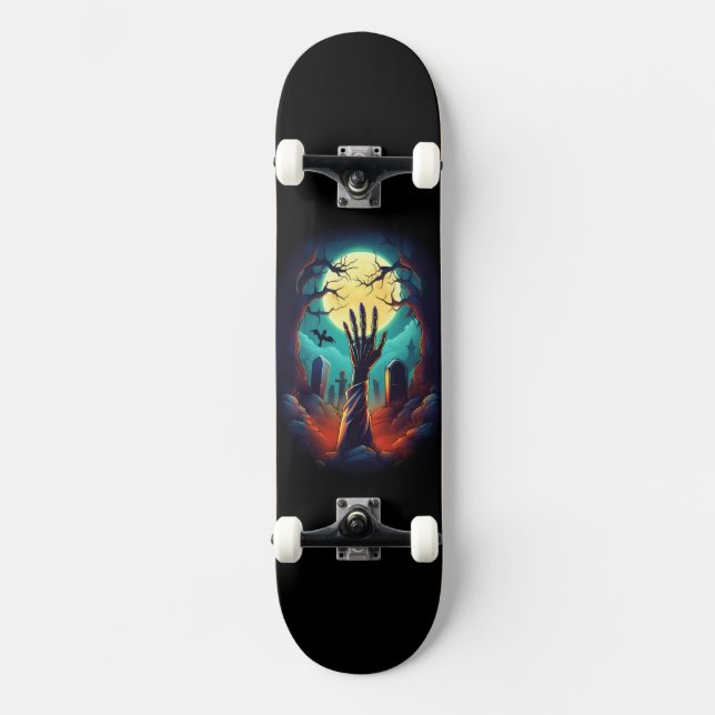 Design de skate Zombie Grave (Frente)