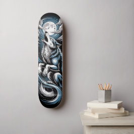 design de skateboard Bleu Wolf