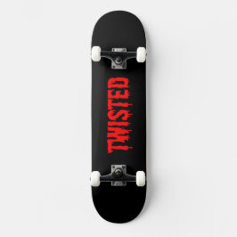Design de skateboard com torção