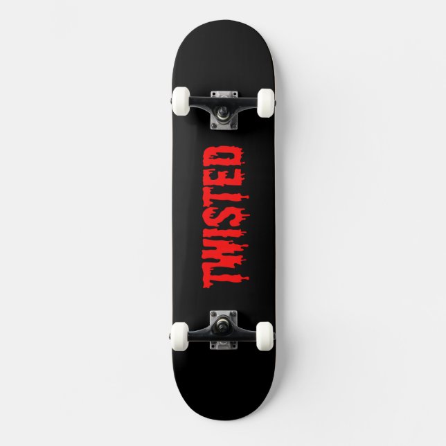 Design de skateboard com torção (Frente)