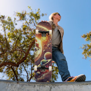 Design de Skateboard Espaço & Planeta