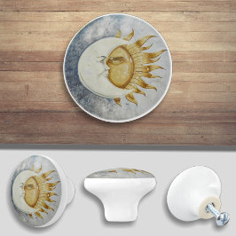 Design de Sol e Lua Celestial